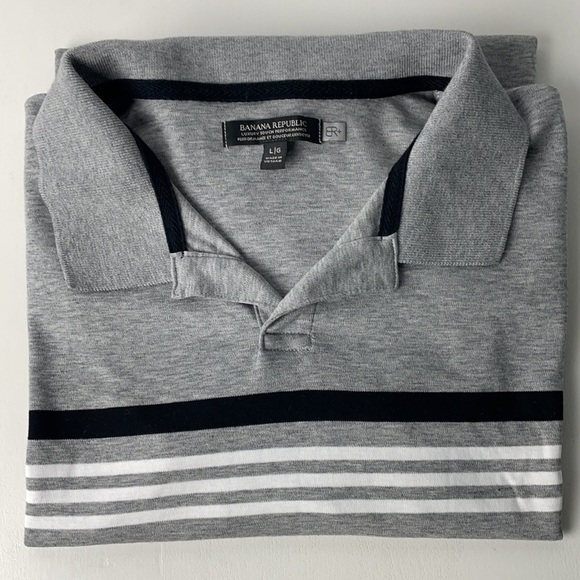 Banana Republic Men’s Polo Size Large - Picture 10 of 11